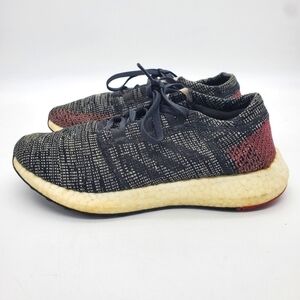 adidas Shoes Womens 7.5 PureBoost GO Running Trainers Black B75667 Sneakers
